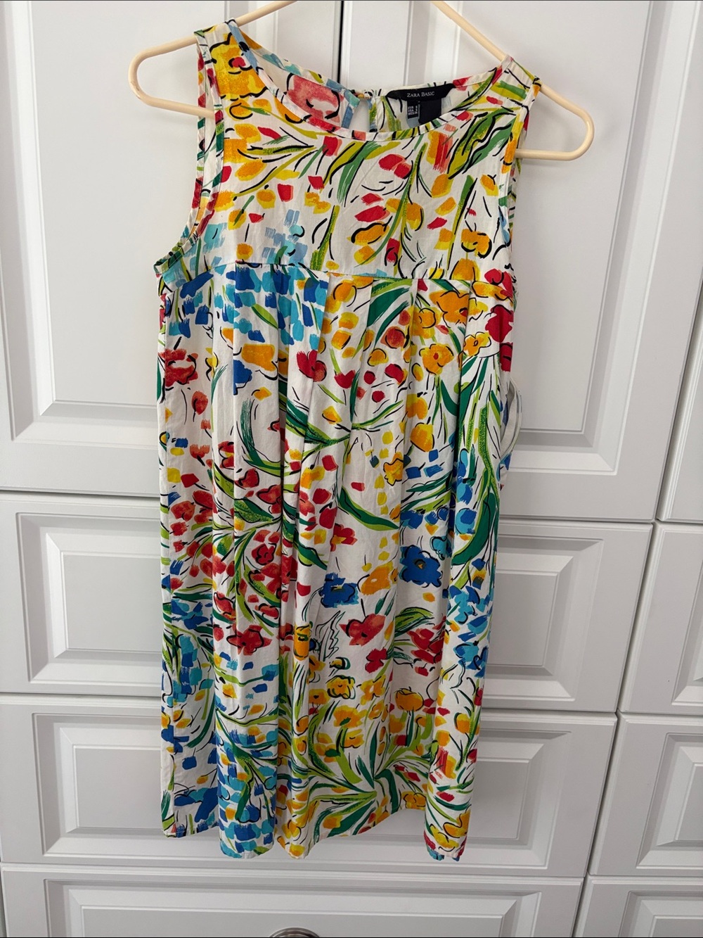 Zara Floral Mini Dress – Multicolor